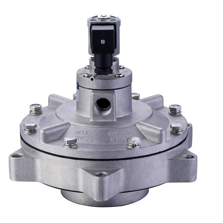 Topelt diafragma manustatud solenoidne impulssventiil